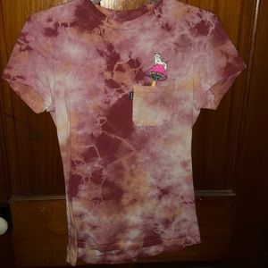 Ripndip pink-ish tie-dyed shirt